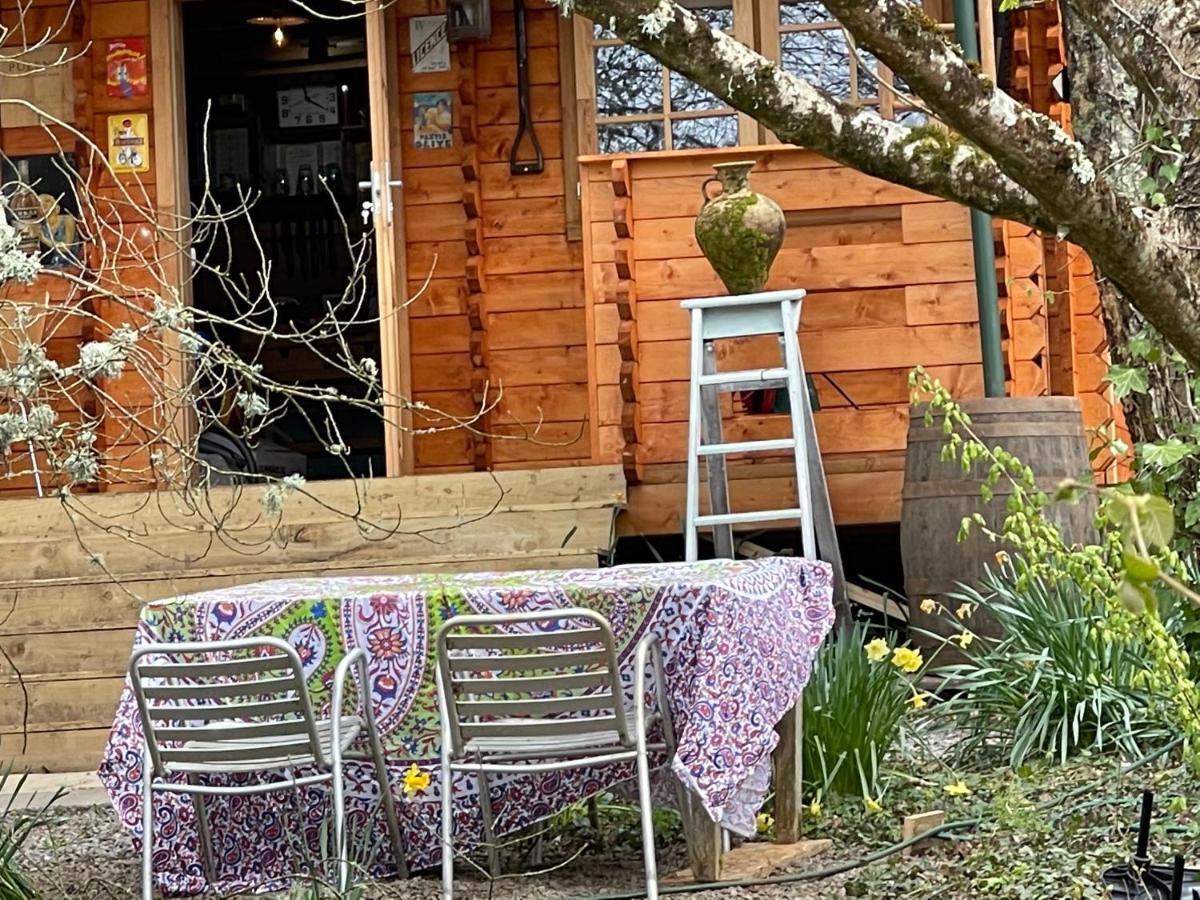 Retro Private Lodge With Hot Tub Nr Dartmoor Newton Abbot Dış mekan fotoğraf