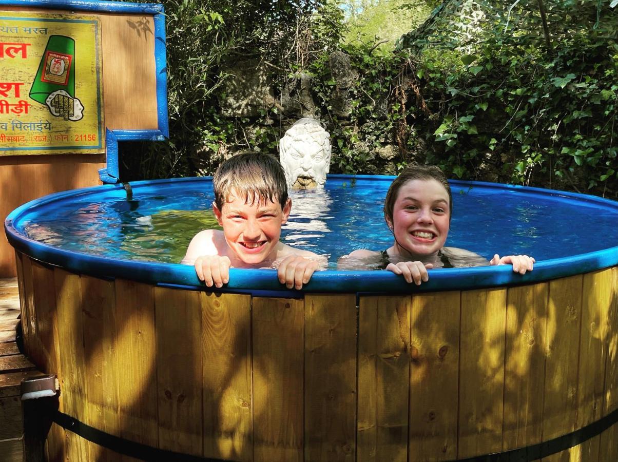 Retro Private Lodge With Hot Tub Nr Dartmoor Newton Abbot Dış mekan fotoğraf